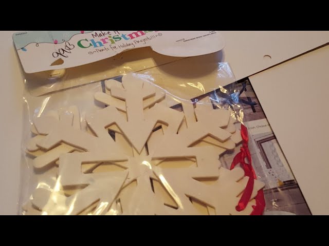 🔴 LIVE PAINTING WOODEN SNOWFLAKES with BILL & Chit Chat 